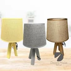 Abajur Luminária Cerâmica de Mesa Decorativo Sala Quarto Escritório Decoração Casa