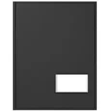 PASTA CATALOGO ARQUIVO A4 PRETO COM 20 PLASTICOS FINOS - MAXIPLASTICOS