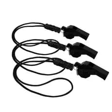 Apito Plástico Esportivo Sports Religion Com Cordão - 3 Unidades
