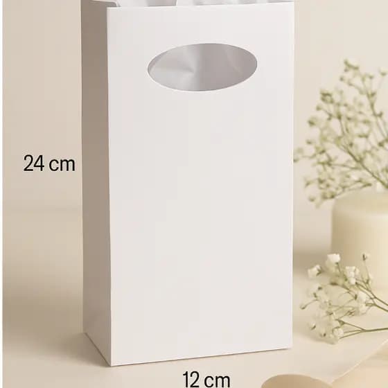 Sacola de Papel Personalizada Pegue e Monte - Sacola Personalizada Papel Offset 180g