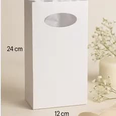 Sacola de Papel Personalizada Pegue e Monte - Sacola Personalizada Papel Offset 180g