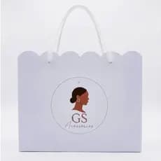 Sacola Personalizada com Sua Marca - Sacola de papel desmontada