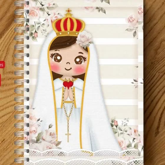 Caderno Coleção Santinhas + Caneca
