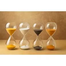 Ampulheta Vidro Temporizador Relógio 60min Decorativo 24cm
