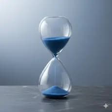 Ampulheta Vidro Temporizador Relógio 10min Decorativo 16cm