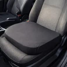 Almofada de Assento Automotiva para Motorista Carro e Cadeira de Escritório Cor Preta