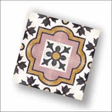 Vinil Adesivo Chão Parede Antiderrapante Colonial Rosa 40x40