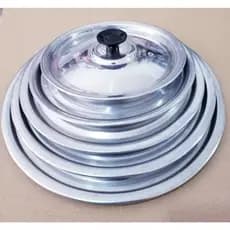 Tampa De Aluminio Polida Avulsa Para Panelas E Frigideiras Para Sua Cozinha 16 a 24cm