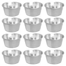 Kit Formas Mini Para Pudim Bolo Vulcão N20 Para Doces Confeitaria