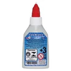 Cola Branca 40 gr. Escolar Slime Artesanato Papel Madeira  Atacado Revenda Cola Mais
