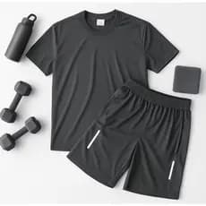 kit-conjunto drifit academia bermuda + camiseta mas vendido 2026