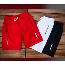 Kit 3 Shorts Bermuda Dry Fit Esportiva Treino Com Ziper no Bolso Modelo 2025 envio imediato