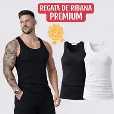 Kit 2 Regata Masculina Cavada Casual Academia Treino Longline Seca Rápido StreetWear Proteção
