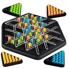Jogo do Elástico Triangular de Tabuleiro Xadrez Interativo Multijogador Rubberband