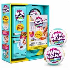 Mini Geladeira Mini Brands Com 2 Bolinhas Surpresa Coleção