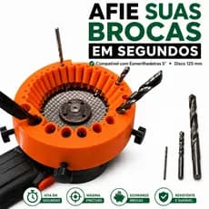Gabarito Afiador de Broca Lixadeira Esmerilhadeira 5 Disco de 125 mm