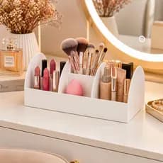 Organizador de Maquiagem Porta Pincel Cosméticos Beleza Multiuso
