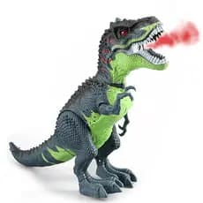 Dinossauro Rex Controle Remoto Anda Solta Fumaça Som Luz