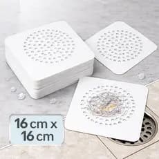 kit Protetor Ralo Adesivo Banheiro Pia Cozinha Descatavel Filtro Coletor De Cabelo tela  anti entupimento