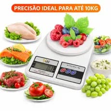 Balança Digital De alta Precisão Cozinha Até 10kg Nutrição E Dieta Fitness Balança Portátil Cozinha Confeitaria Balança