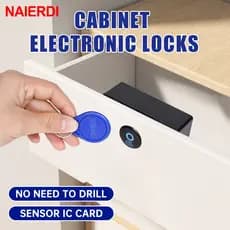 NAIERDI Fechadura Com Sensor Invisível Gaveta De Cartão EMID IC Armário Digital Fechaduras Eletrônicas Inteligentes Para Ferragens De Móveis De Guarda-Roupa