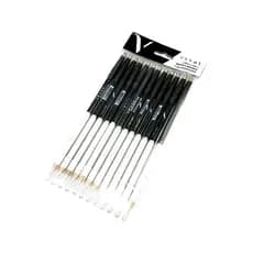 Kit 12 Lapis De Olho Vivai 2 Em 1 Preto E Branco Com Apontador Atacado Revenda Envio Imediato