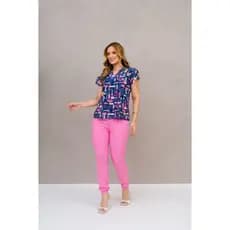 Conjunto Scrub Estampado Feminino - MANICURE