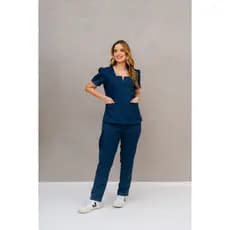 Conjunto Feminino Pijama Hospitalar/Cirúrgico - Modelo Helena