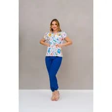 Conjunto|Scrub Estampado Feminino Professora-Educação