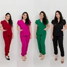 Pijama Hospitalar/Cirúrgico Feminino- Modelo Jéssica