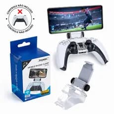Suporte De Celular P/ Controle Ps5 Dualsense Ajustável + Nf 0