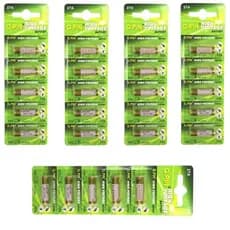 Kit 5 Cartelas Pilhas Bateria 27A 12v Alkaline Para Controle Alarme Portão