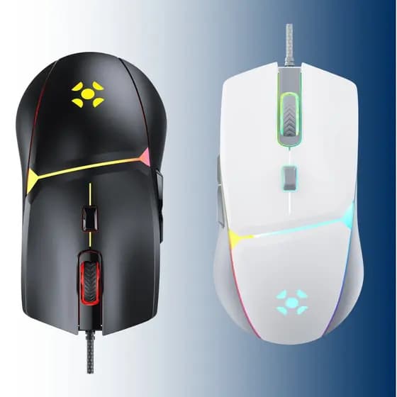 Mouse Gamer de 12800DPI RGB Personalizavel FORTREK CRUSADER