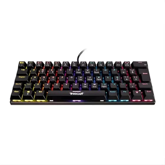 Teclado Mecânico TGT Sherman V3 60% ABNT2 RGB Rainbow