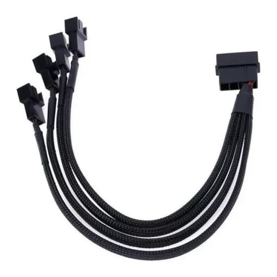 Adaptador Molex para 4x Fans 3Pinos PWM SYS-FAN