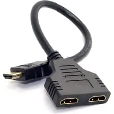 Cabo Duplicador Hdmi Y 1 Entrada 2 Saidas Splitter 1x2 Pronta Entrega