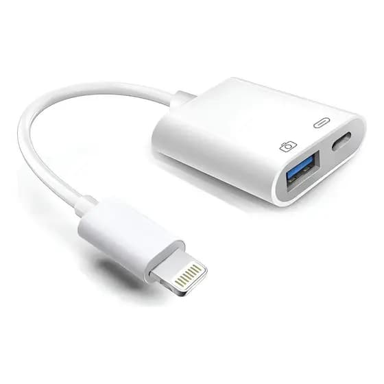 Adaptador Usb Otg Para iPhone E iPad Lightning Macho Para Usb Fêmea Otg Lightning X Lh+usb 3