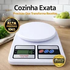 Balança Digital De Cozinha Alta Precisão Portátil Versátil Confeitaria Fitness Nutrição E Dieta 10 kg