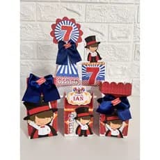 kit Personalizados Circo Menino | Lembrancinhas Circo | aniversário Circo Menino | Circo Menino