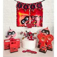 kit só um bolinho OS INCRÍVEIS | aniversário | Kit festa os incríveis | Decoração OS INCRÍVEIS