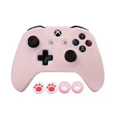 CAPA CONTROLE XBOX ONE S X ROSA PASTEL SILICONE PROTEÇÃO