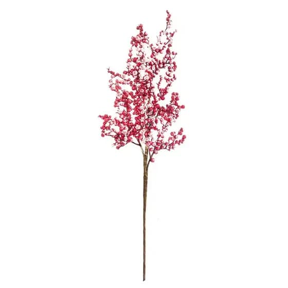 GALHO FRUTAS NEVE ENFEITE NATALINO ÁRVORE NATAL PICK VERMELHO 1100336