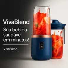 Liquidificador Portátil 400ml USB Compacto Para Bebidas Saudáveis