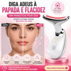 Massageador Facial LED Anti Rugas e Flacidez Lifting Redutor Papada Aparelho Skin Care