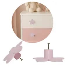 Puxador de Gaveta Decorativo Flor – Enfeite para Móveis e Gaveteiros