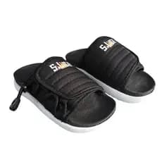 Chinela Infantil Criança Menino Slide Asuna 2.0 Preto Moda Verão Macio e Confortável Varias cores