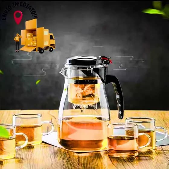 Bule Chaleira De Vidro  Infusor 900ml Bule Chá  Bule Com Aço Inox Bule Chá Promoção