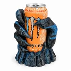 Porta Lata Monster 473ml Suporte 3D Garra Monstro Decorativo Gamer Para Energético
