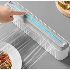 Cortador Plastico Filme e folha de alumínio Cozinha Alimento Embalagem Produto Manual envio rapido