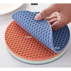 Kit 3 6 9 Rodada Resistente Ao Calor Silicone descanço de prato panela ,copos e panelas